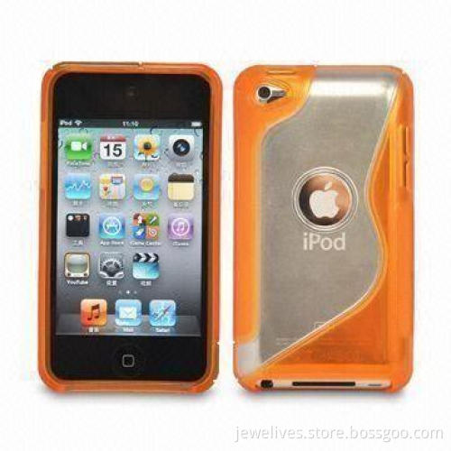TPU Case for iPod Touch 4, Combined with Plastic PCMaterial, Protects iPhone as Good as Original